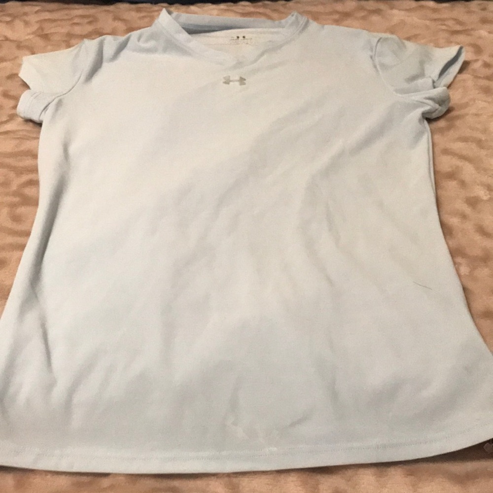 Under Armor baby blue shirt